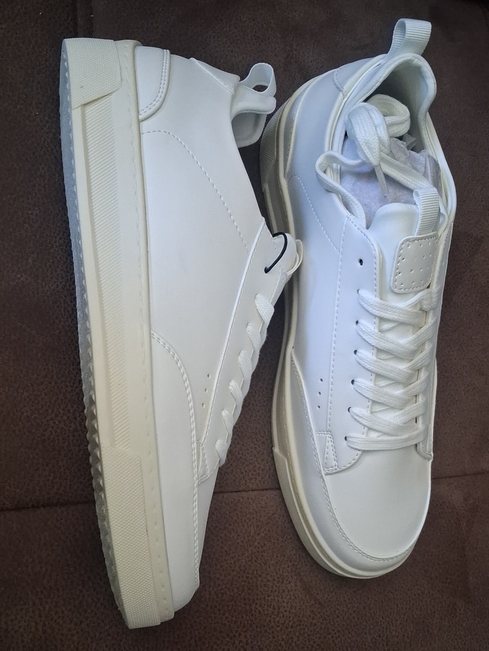 Madden NYC Markk Court Casual Men's Sneakers - White Size 10 1/2